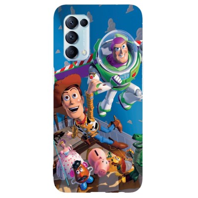 Husa compatibila cu Oppo A5 (2020) model Toy Story, Silicon, TPU, Viceversa foto