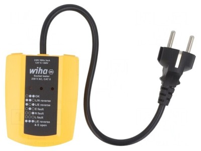 Tester prize electrice LED 230V EU WIHA foto
