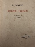 POEMES CHOISIS M EMINESCO MIHAI EMINESCU 1934