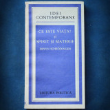 CE ESTE VIATA? SI SPIRIT SI MATERIE - ERWIN SCHRODINGER - IDEI CONTEMPORANE