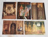 Pictura - Biserica - Manastire carte Postala veche - Lot x 5 vederi din Romania