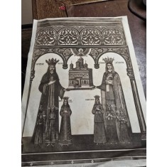 Manastirea Curtea de Argeș planșa cu heliogravura / 1 / după cliseu fotografic realizat de fotograful curții regale, I. Spirescu