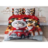 Cumpara ieftin Lenjerie de pat de Craciun pentru pat dublu - SPR3042