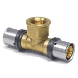 Teu Pressfitting 32 mm cu Filet Interior, Racord Presabil