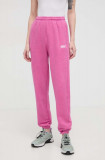 Cumpara ieftin American Vintage pantaloni de trening culoarea roz, melanj