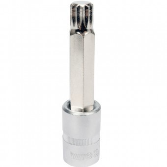 Bit spline cu adaptor Yato YT-04355, M14, 1/2&amp;quot;, 100 mm, Cr-V foto