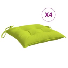 Perne de scaun, 6 buc., verde aprins, 40x40x7 cm, textil oxford foto