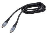 Cablu USB 4.0 USB-C GEMBIRD 1,5m negru 40Gbps din ambele părți