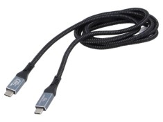 Cablu USB 4.0 USB-C GEMBIRD 1,5m negru 40Gbps din ambele părți