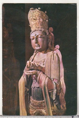 bnk cp China - Statueta - Lower Hua-Yen Monastery Tatung - carte postala necirculata foto