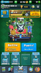 Cont de clash royale de arena ch 2 foto