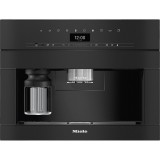 Espressor incorporabil Miele CVA 7440 OBSW (VitroLine), 0.6 W, recipient apa 2.7 l, recipient lapte 0.7 l, capacitate boabe cafea 600g, Negru