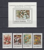 1979 LP 986 LP 987 EXPOZITIA INTERNATIONALA SOCFILEX BUCURESTI SERIE+COLITA MNH