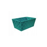 Cos organizator pentru cosmetice, verde, 30x20x13 cm, Sepio