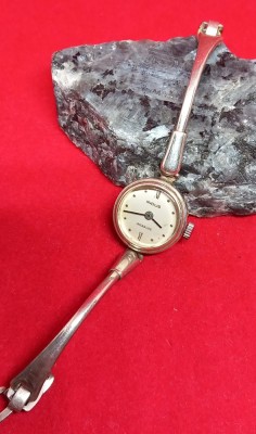 ceas vechi INDUS din argint 835 functional foto