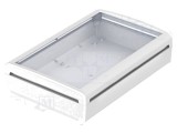 Carcasă desktop BOPLA BoVersa policarbonat IP68 185x275x73mm alb transparent
