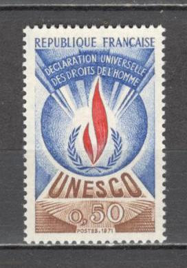 Franta.1971 UNESCO-Declaratia drepturilor omului XF.705 foto