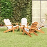 Set mobilier de gradina Adirondack, 5 piese, lemn masiv acacia GartenMobel Dekor, vidaXL