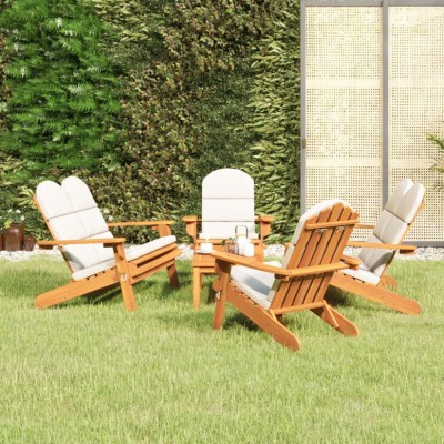 Set mobilier de grădină Adirondack, 5 piese, lemn masiv acacia foto