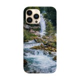 Husa compatibila cu Apple iPhone 14 Pro Max model Peaceful waterfall, Silicon, TPU, Viceversa