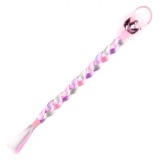 Accesoriu Păr Fete, Elastic, Coroană Paiete, Coadă Multicolor, 40cm, Oem