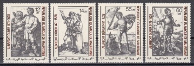 Mauritania 1979 - 450 de ani de la moartea lui Albrecht D&amp;uuml;rer, MNH foto
