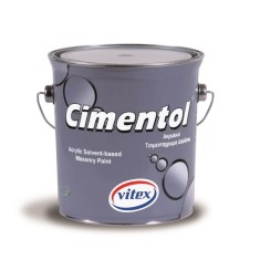 Vopsea Acrilica Vitex Cimentol, 2.5 L, Galbena, Cod 806, Vitex Vopsele pentru Amenajari Interioare si Exterioare, Vopsea pentru Uz Interior si Exterio foto