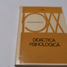 DIDACTICA PSIHOLOGICA de H. AEBLI R0