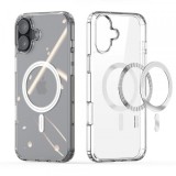 Husa MagSafe pentru Apple iPhone 16 Plus, DUX DUCIS, Clin, Transparenta