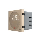 Cumpara ieftin Termostat touch Livolo auriu pentru sisteme de &icirc;ncalzire electrica
