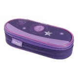 Cumpara ieftin Penar neechipat fete, 1 fermoar, Dimensiuni 21,5x9x6cm, oval Motiv Space Girl, Herlitz
