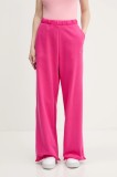 HUGO pantaloni de trening culoarea roz, cu imprimeu, 50541179