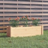Cumpara ieftin Jardinieră de grădină, 100x31x31 cm, lemn masiv de pin