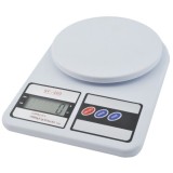 Cumpara ieftin Cantar de bucatarie electronic cu functie TARE, afisaj LCD, capacitate 10 kg, precizie 1 g, alb, 22.5 x 15.5 x 3.5 cm , precizie si eleganta pentru ga
