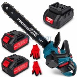 Cumpara ieftin Drujba electrica, motor Burshless, cu 2 acumulatori in serie 48V, ungere automata, 400mm, manusi cadou Campion PROFESSIONAL CMP1855