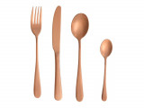 Cumpara ieftin Set tacamuri 16 piese, Sottobasco Rose Gold, Brandani, inox