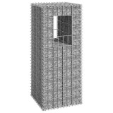 St&acirc;lp tip coș gabion, 40x40x100 cm, fier