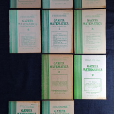 Gazeta Matematica, anul LXXXVIII, nr. 1,2,3,4,5,6,8,9,10-11,12 anul 1983