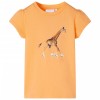 Tricou pentru copii, portocaliu deschis, 104 10570, vidaXL