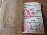 Act carte de identitate CFR 1930 clasa 1