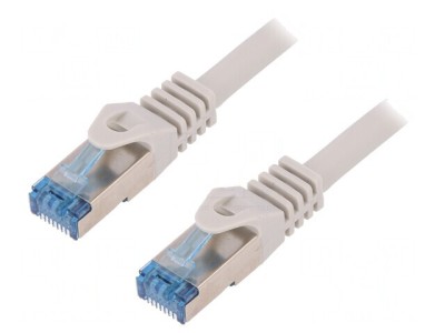 Patch Cord Ethernet Cat 6a S/FTP LSZH Gri 1.5m foto