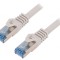 Patch Cord Ethernet Cat 6a S/FTP LSZH Gri 1.5m