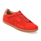 Pantofi sport GRYXX rosii, 1355G11, din piele intoarsa