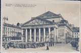 Carte postala, Bruxelles, Theatre Royal de la Monnaie, perioada interbelica