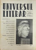 Universul Literar Anul LIV Nr. 3 1945 Pagini 16 Limba Romana Dimensiune 18x25 cm Stare Buna Brosat
