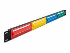 Patch panel 19" 24 porturi Cat.5e 1U, Delock 66880