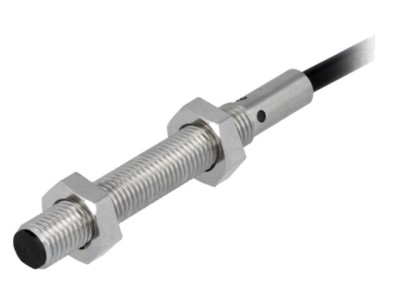Senzor inductiv OMRON M8 PNP NC 0-2mm 10-30V IP67 cablu 2m oțel inoxidabil foto