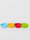 Bol patrat lux, 14x14x8 cm, din plastic, Sterk, diverse culori, NR.1