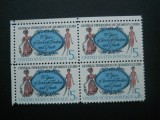 SUA BLOC DE 4 NESTAMPILAT MNH