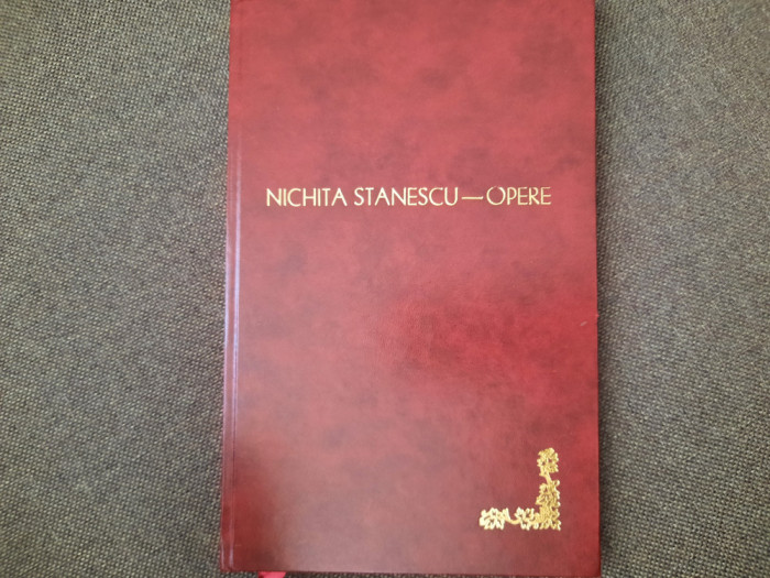 NODURI SI SEMNE - Nichita Stanescu (prima editie, 1982) LEGATA DE LUX RF10/1